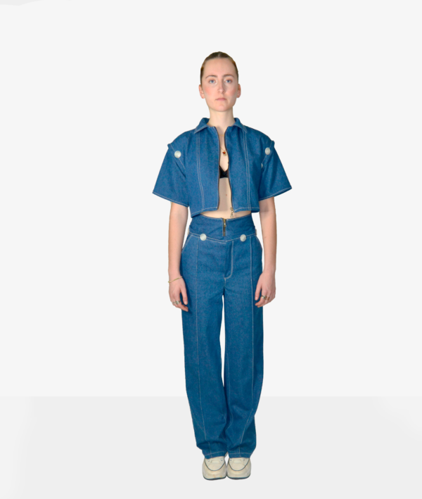 Jean loose bleu