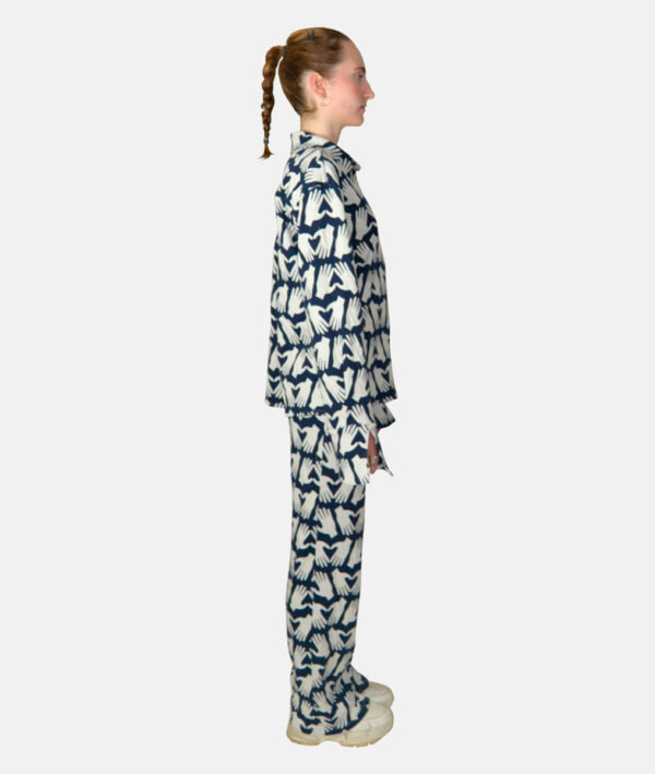 Chemise en jacquard imprimé