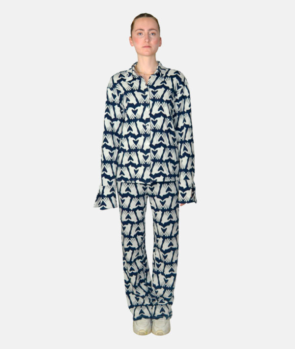 Chemise en jacquard imprimé